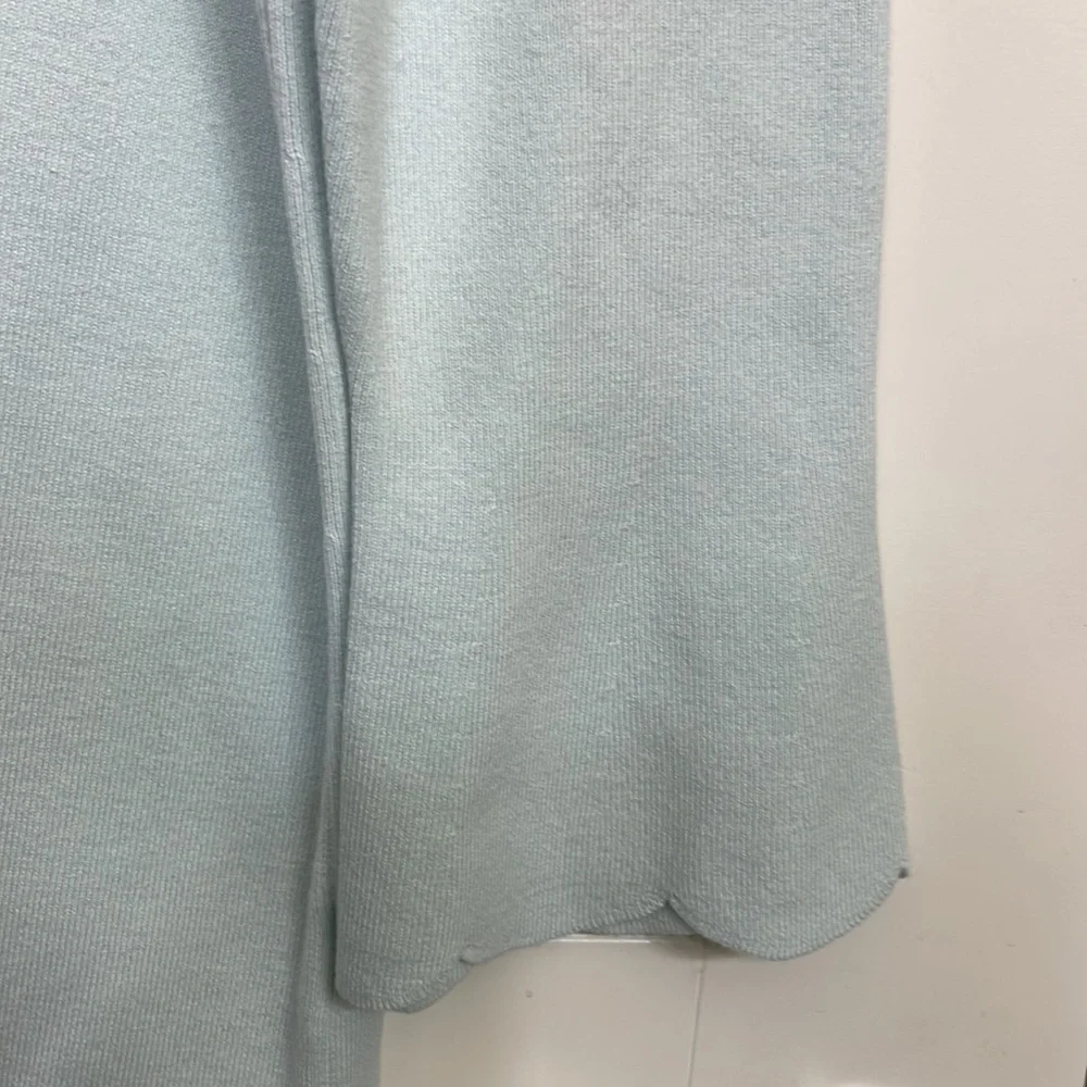 Talbots 3/4 length sleeve Sweater Size medium Pale blue/green - Picture 6 of 8